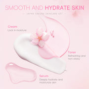 Cherry Blossom Skin Care Set Cleansing And Brightening 6-piece Set