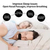 Bande adhésive anti-ronflement et patch nasal pour améliorer l'haleine pendant le sommeil nocturne, réduit la sécheresse buccale et favorise une meilleure respiration.